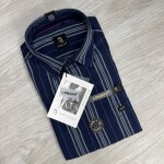 logoff cord stripes shirt