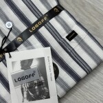 logoff cord stripes shirt