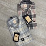 Logoff linen Checks  Shirt