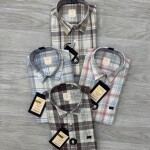Logoff linen Checks  Shirt