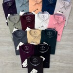 logoff cotton oxford plain shirt