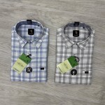Logoff linen Checks  Shirt