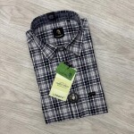 Logoff linen Checks  Shirt
