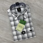 Logoff linen Checks  Shirt