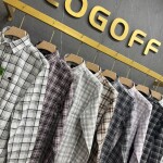 Logoff linen Checks  Shirt