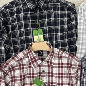 Logoff linen Checks  Shirt