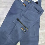 black letter cargo cotton pant