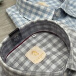Logoff linen Checks  Shirt