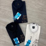 LOGOFF STONE WORK PARTY WEAR SHIRT