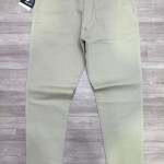 black letter slim fit cotton pant