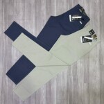 black letter slim fit cotton pant