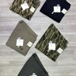 wood machine cargo cotton shorts