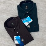 logoff cotton oxford stripes shirt