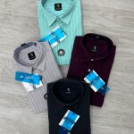 logoff cotton oxford stripes shirt
