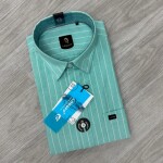 logoff cotton oxford stripes shirt