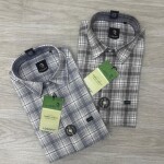 logoff linen checks shirt