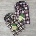 logoff linen checks shirt