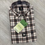 logoff linen checks shirt