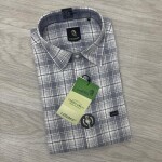 logoff linen checks shirt