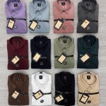 logoff velvet fabric elbow patch shirt