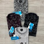logoff cotton oxford printed shirt