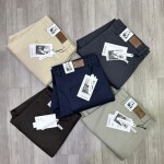 Wood machine Ankle Fit cotton pant