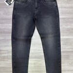 Black Letter Ankle Fit Jeans pant