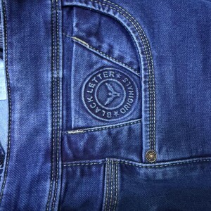 Black Letter Ankle Fit Jeans pant