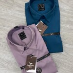 Black letter imported satin shirts
