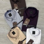 Black letter imported satin shirts