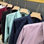 Black letter imported satin shirts