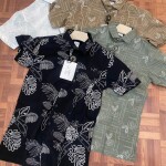 chain craft half sleeve linen shirt