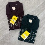 LOGOFF COTTON LINEN EMBROIDERY SHIRT