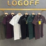 LOGOFF COTTON LINEN EMBROIDERY SHIRT