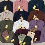 logoff oxford lycra plain shirt