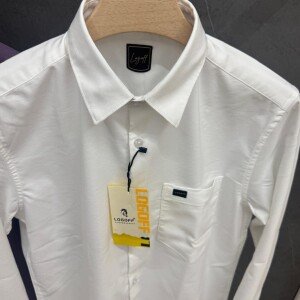 logoff oxford lycra plain shirt