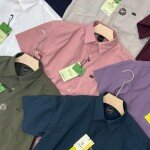 LOGOFF half sleeve oxford lycra shirt