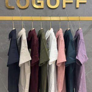 LOGOFF half sleeve oxford lycra shirt