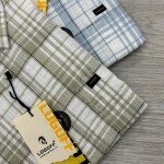 logoff oxford linen checks shirt
