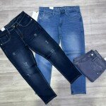 Wood machine Ankle Fit tone Jeans