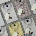 Logoff linen Checks  Shirt