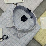 Logoff linen Checks  Shirt