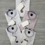 Logoff linen Checks  Shirt