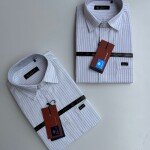 s square cotton linen shirt