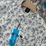 logoff cotton oxford printed shirt