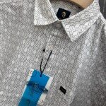 logoff cotton oxford printed shirt