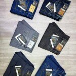 black letter ankle fit jeans pant