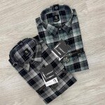 logoff cotton oxford checks shirt