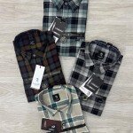 logoff cotton oxford checks shirt