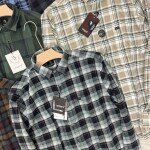 logoff cotton oxford checks shirt